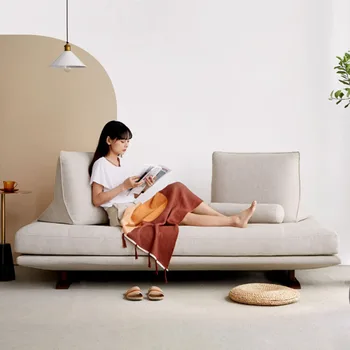 Диван в скандинавском стиле, мягкая удобная складная деревянная ножка, губчатый диван, U-образная форма, декор для гостиной, Канапе, мебель для дома