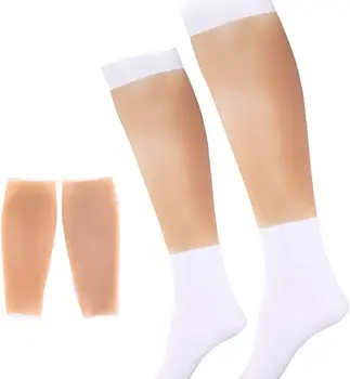 Реалистичные накладки, Силиконовые накладки для увеличения голени, Накладные накладки для рук, Корректоры для ног для кривых или тонких ног, закрывающие шрамы