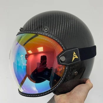 Универсальный мотоциклетный шлем с пузырчатым козырьком, солнцезащитные очки, аксессуары для очков подходят ко всем винтажным ретро шлемам с открытым лицом