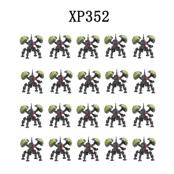 X332 Строительные Блоки R2D2 R4-P17 20 шт./компл. XP352 X206 X1508 Кирпичные Фигурки X331 X332 X525 мини-Сборки Игрушек BB8 PG2296